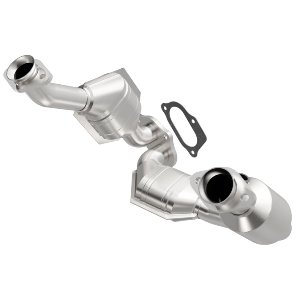 MagnaFlow direct-fit catalytic converter fits 2003 Ford Ranger and 2003 Mazda B3000, this and 03 Ranger/BSer 3.0 frnt 50S 3 inch inlet/outlet stainless steel CARB compliant 441118