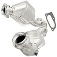 MagnaFlow direct-fit catalytic converter fits 2001-2003 Ford Ranger 4.0L and 2001-2003 Mazda B4000 4.0L 4 inch inlet/outlet stainless steel CARB compliant 441119