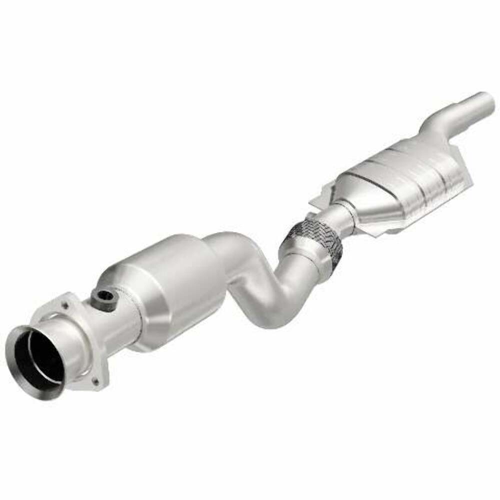 MagnaFlow direct-fit catalytic converter for 2004-2005 Audi 4.2L driver side stainless steel CARB compliant OBDII 51095
