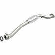 MagnaFlow direct-fit catalytic converter fits 2004-2012 Chevrolet Colorado, GMC Canyon, and more, this and 2004-2006 Colorado 2.8/3.5 rr O 2.8 inch inlet 3.5 inch outlet stainless 