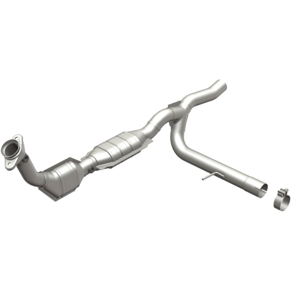 MagnaFlow direct-fit catalytic converter for 2004-2008 Ford F-150 5.4L passenger side stainless steel CARB compliant OBDII 51744
