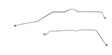Brake Line Kit for 2013 04-06 GMC Yukon 2500 Rear Axle stainless steel
