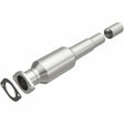 MagnaFlow direct-fit catalytic converter for 2004-2006 Mazda 2 inch inlet 2.3 inch outlet stainless steel Federal EPA compliant OBDII 24178