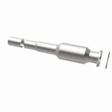 MagnaFlow direct-fit catalytic converter for 2004-2006 Mazda 2 inch inlet 2.3 inch outlet stainless steel Federal EPA compliant OBDII 24178