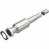 MagnaFlow direct-fit catalytic converter for 2004-2006 Mazda 2 inch inlet 2.3 inch outlet stainless steel CARB compliant 49145