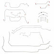 t 04-06 Pontiac GTO Brake Line & Hose Kit Fine Lines
