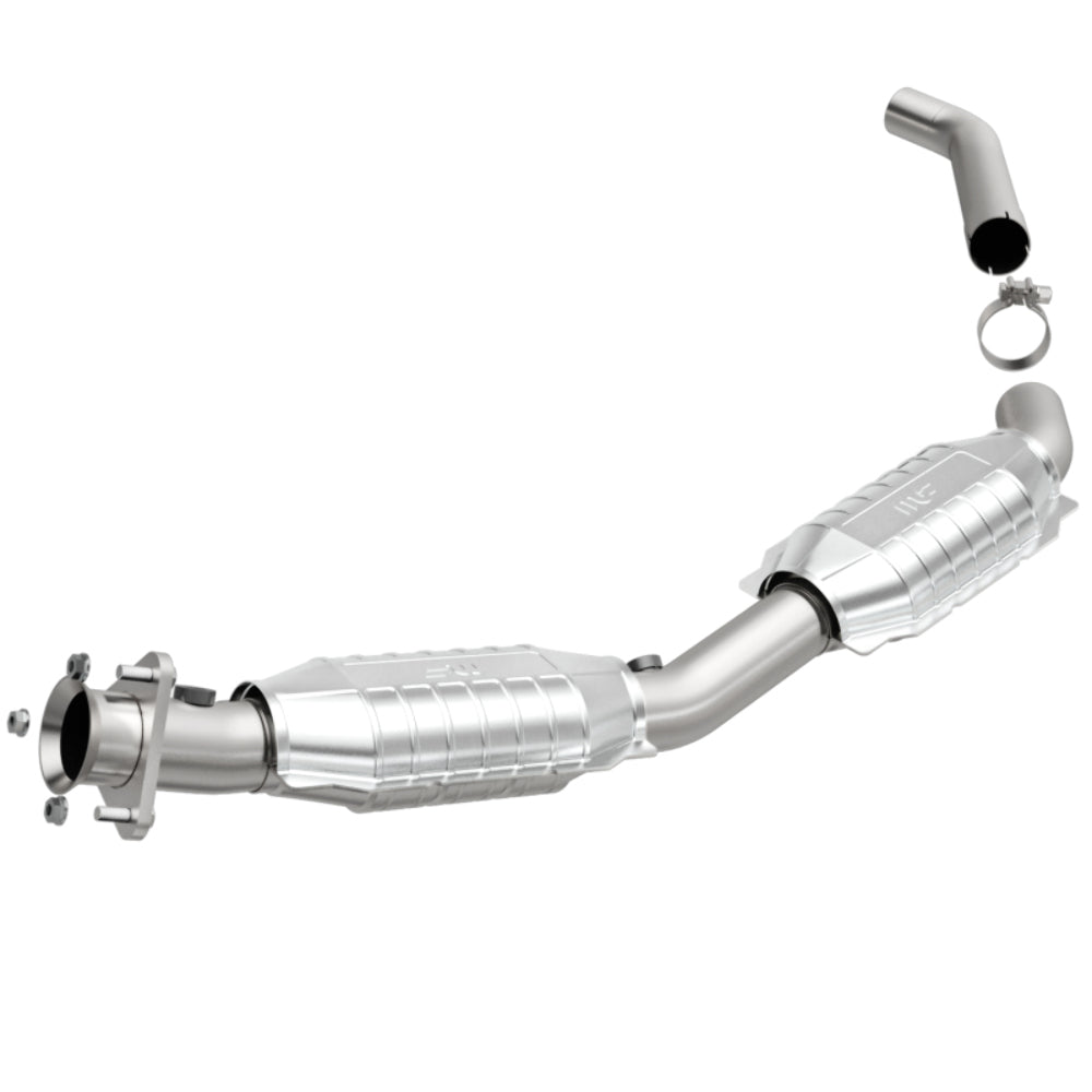 MagnaFlow direct-fit catalytic converter for 2004-2006 Ram driver side stainless steel CARB compliant 49666