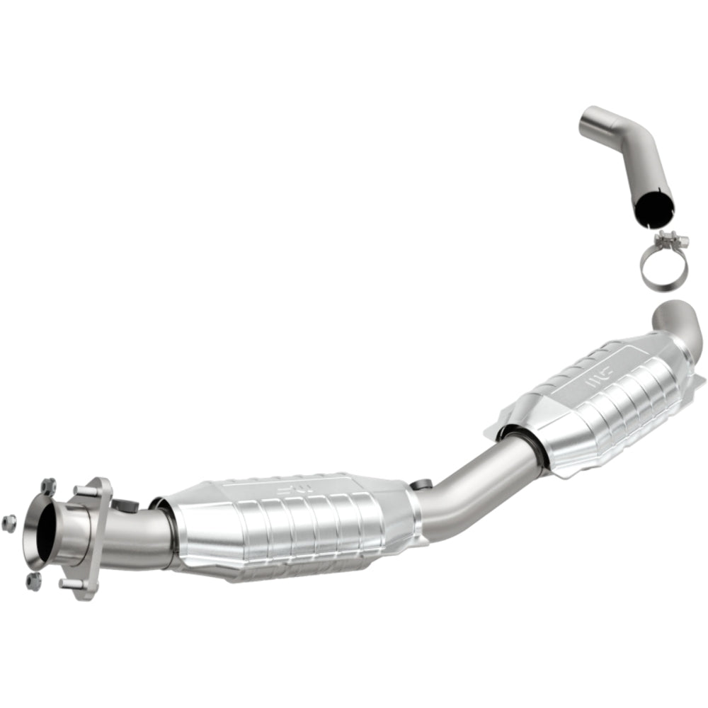 MagnaFlow direct-fit catalytic converter for 2004-2006 Ram driver side stainless steel CARB compliant 49666