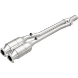 MagnaFlow direct-fit catalytic converter fits 2004-2006 Audi TT Quattro 3.2L and 2004 Volkswagen R32 3.2L stainless steel CARB compliant OBDII 49013