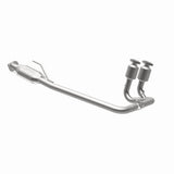 MagnaFlow direct-fit catalytic converter for 2004-2006 Jeep Wrangler 4 inch inlet/outlet stainless steel Federal EPA compliant OBDII 93649