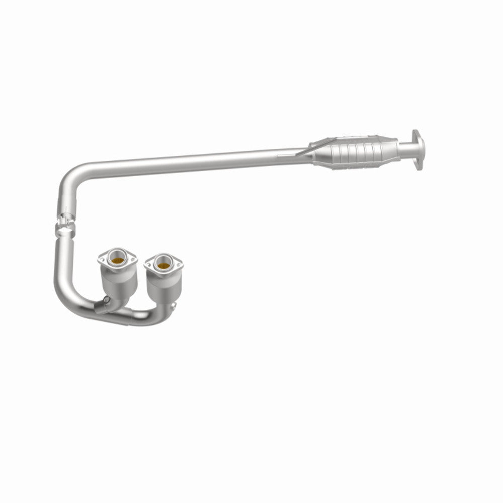 MagnaFlow direct-fit catalytic converter for 2004-2006 Jeep Wrangler 4 inch inlet/outlet stainless steel CARB compliant OBDII 49690