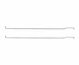 76-87 C/K Series Fleetside w/o Removable Hardtop Tailgate Latch Rod 04-307
