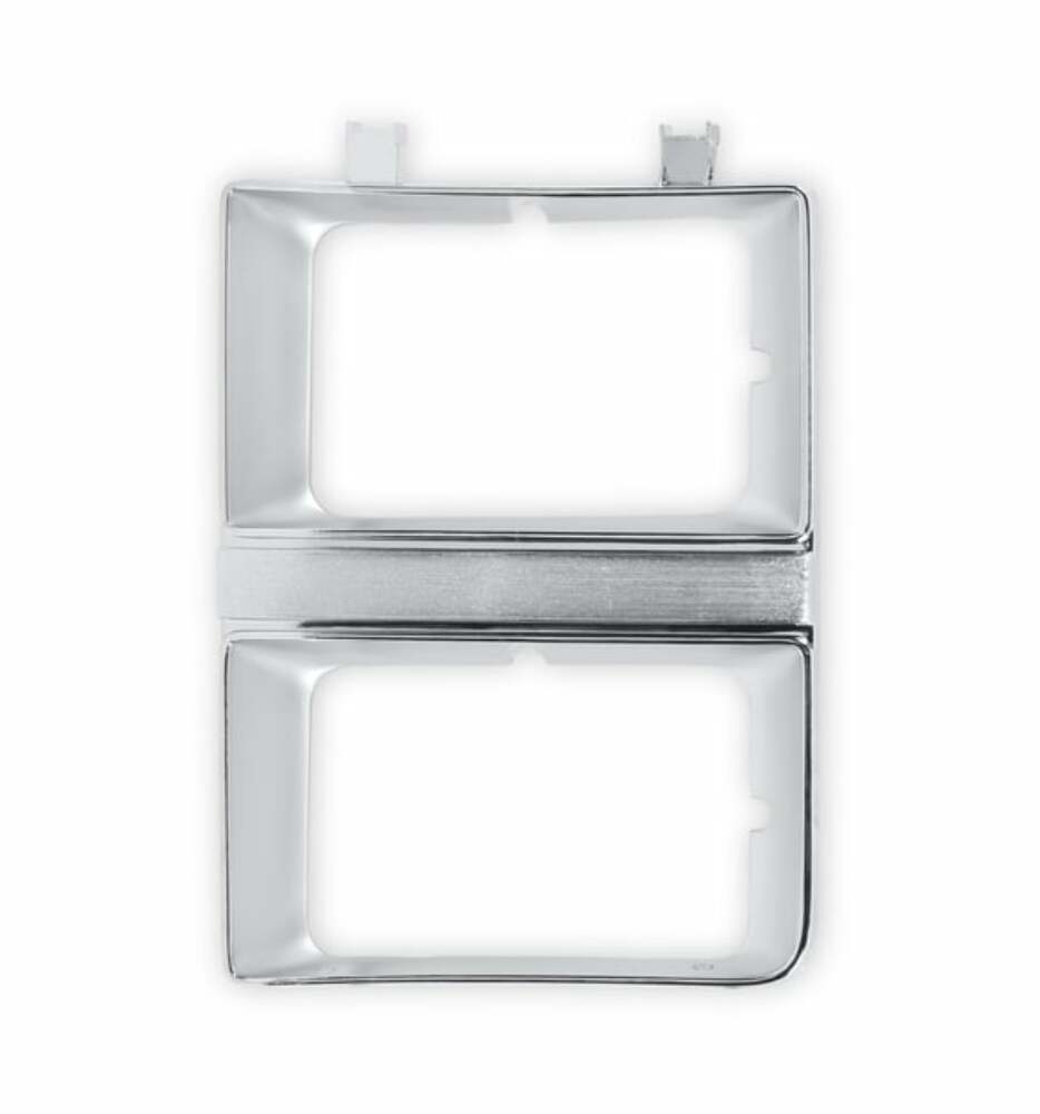 81-82 C/K Series Pickup Headlight Bezel-Dual Rectangle-Lh 04-329 chrome