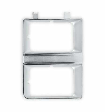 81-82 C/K Series Pickup Headlight Bezel-Dual Rectangle-Rh 04-330 chrome