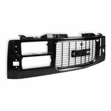 94-98 Chevy Silverado GMC Sierra OBS Chevy truck truck Series Pickup Grille-Composite Headlights-Black/Chrome 04-476 for GMC