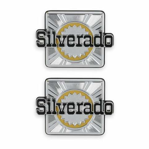 Fits 1980-1988 Blazer; K5 Rear Side Emblem Pair - Silverado 04-549