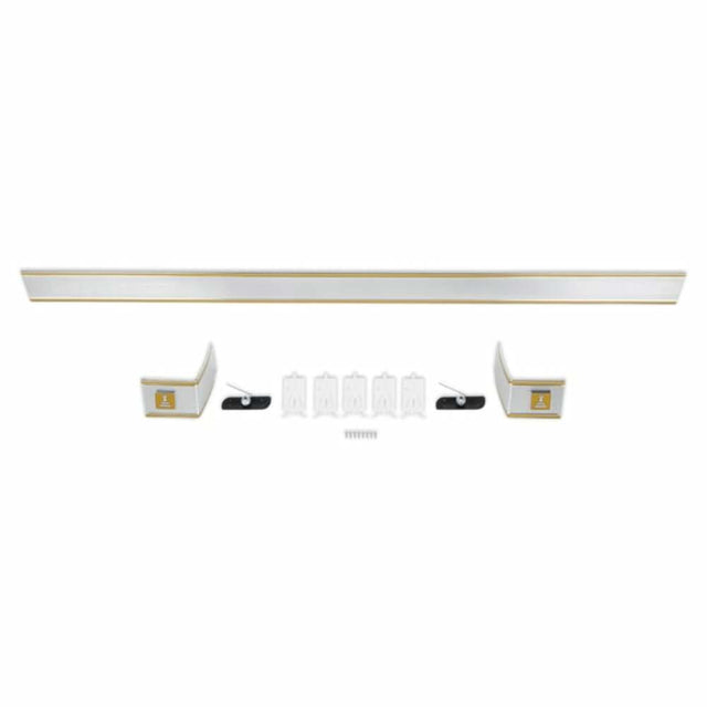 1977 C/K Series Pickup; C/K Rear Cab Molding Set - Camper Special 04-559 aluminum
