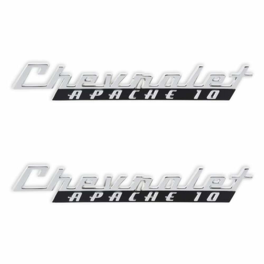 1960 C/K Series Pickup; C/K Fender Badge Pair - Chevrolet Apache 10 04-563