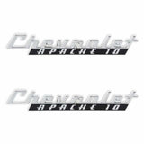1960 C/K Series Pickup; C/K Fender Badge Pair - Chevrolet Apache 10 04-563