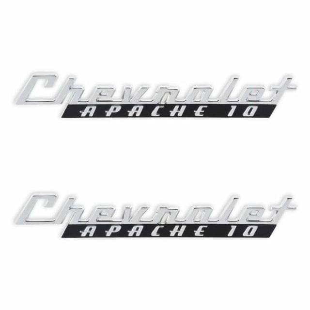 1960 C/K Series Pickup; C/K Fender Badge Pair - Chevrolet Apache 10 04-563