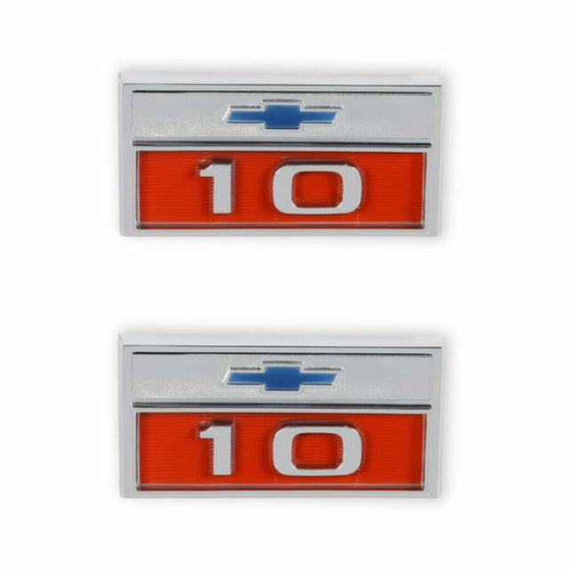 1966 C/K Series Pickup; C/K Fender Badge Pair - Chevy 10 04-571