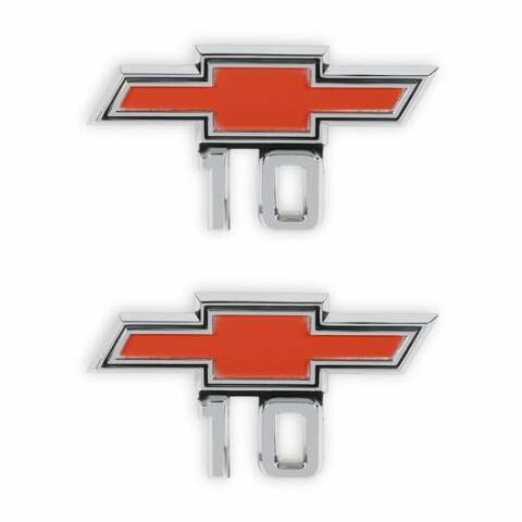1967-1968 C/K Series Trucks; C/K Fender Badge Pair - Chevy 10 04-574