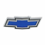 1971-1972 C/K Series Trucks; C/K Bowtie Grille Emblem - Blue 04-578 chrome