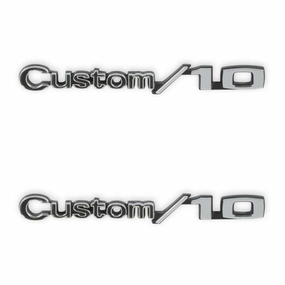1969-1972 C/K Series Trucks; C/K Fender Badge Pair - Custom/10 04-585