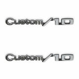 1969-1972 C/K Series Trucks; C/K Fender Badge Pair - Custom/10 04-585