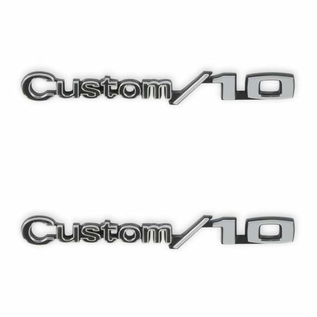 1969-1972 C/K Series Trucks; C/K Fender Badge Pair - Custom/10 04-585
