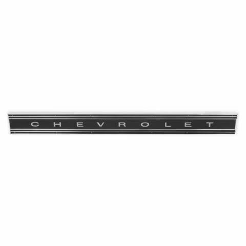 69-72 C/K Series Fleetside Pickup C/K Chevrolet Tailgate Panel-Black 04-589 for Chevy chrome