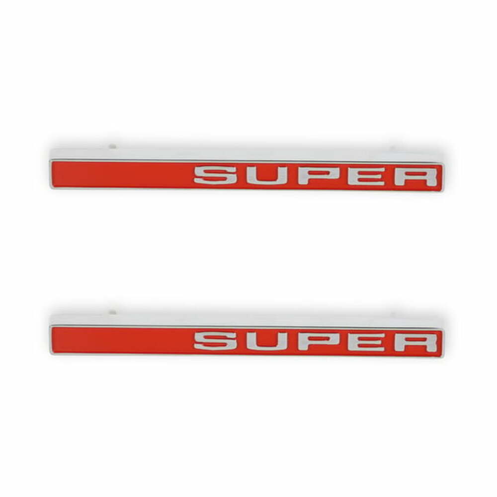 1971-1972 C/K Series Trucks; C/K Fender Badge Pair - Super 04-591