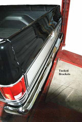 For 81-91 C/K Series-Tucked; Rear Bumper Bracket Kit; -04-620 for 1981-1987 Suburban steel