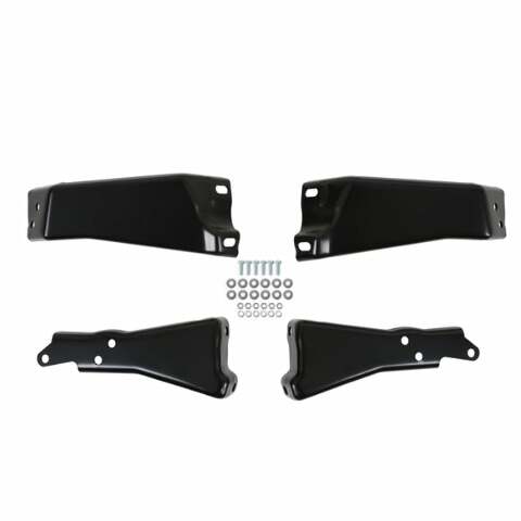 For 81-91 C/K Series-Tucked; Rear Bumper Bracket Kit; -04-620 for 1981-1987 Suburban steel