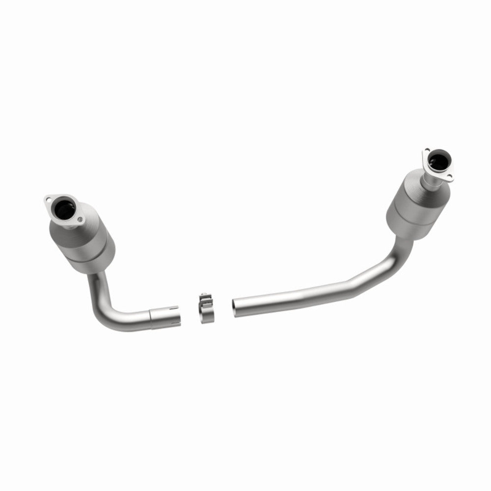 MagnaFlow direct-fit catalytic converter fits 04 Dakota 3.7/4.7 4WD 3.7 inch inlet 4.7 inch outlet stainless steel CARB compliant 49658