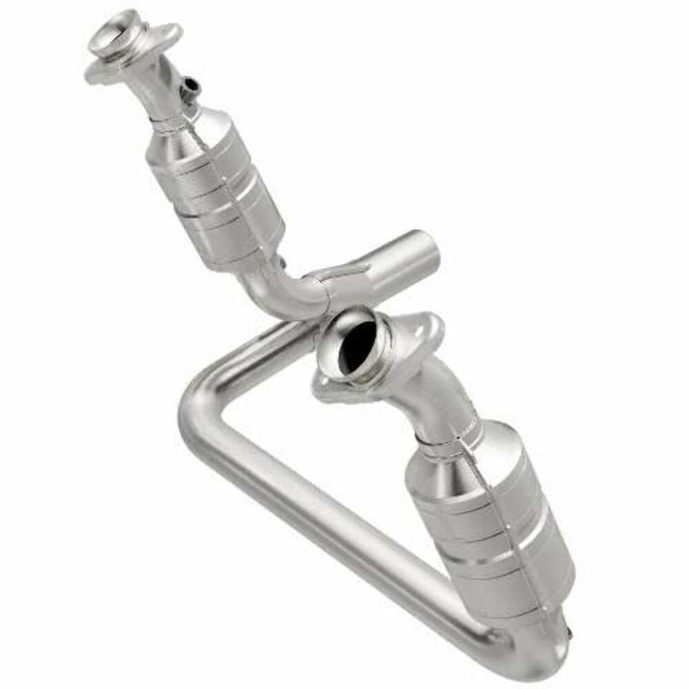 MagnaFlow direct-fit catalytic converter fits 2004 Dodge Durango 4.7L and 2004 Dodge Durango 3.7L stainless steel CARB compliant OBDII 51770