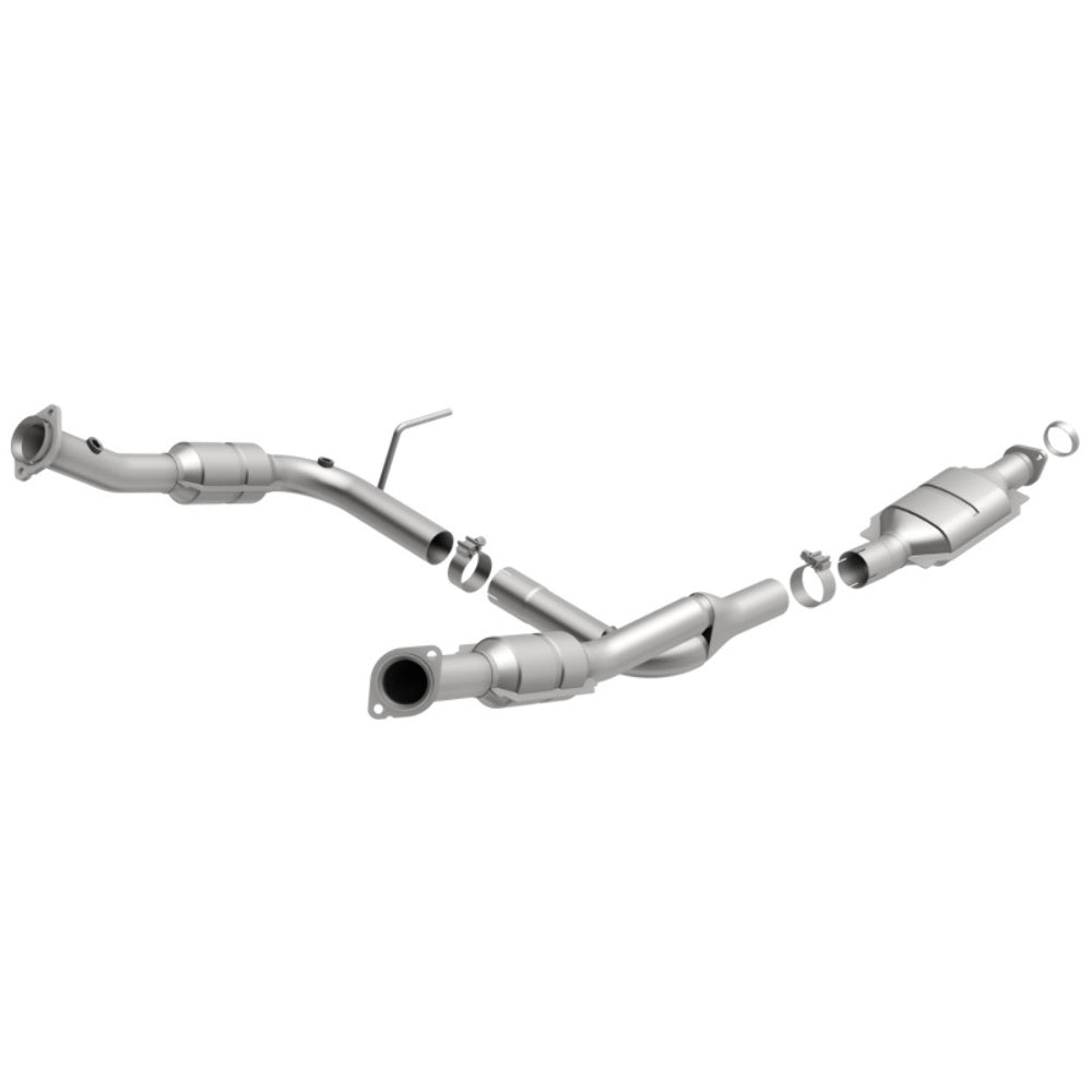 MagnaFlow direct-fit catalytic converter fits 2004-2005 Lincoln Aviator and 2004 Mercury Mountaineer and 04 Lincoln Aviator 4.6L stainless steel CARB compliant 458028