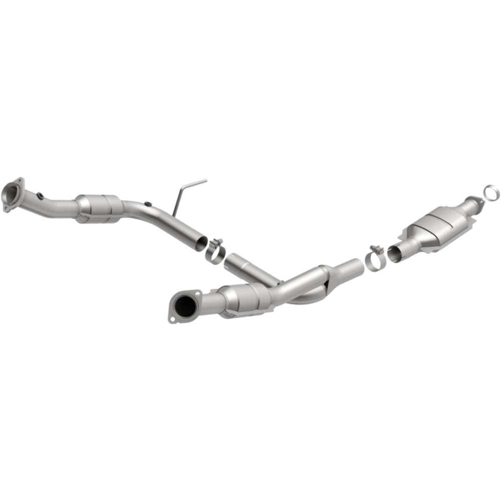 MagnaFlow direct-fit catalytic converter fits 2004-2005 Lincoln Aviator and 2004 Mercury Mountaineer and 04 Lincoln Aviator 4.6L stainless steel CARB compliant 458028