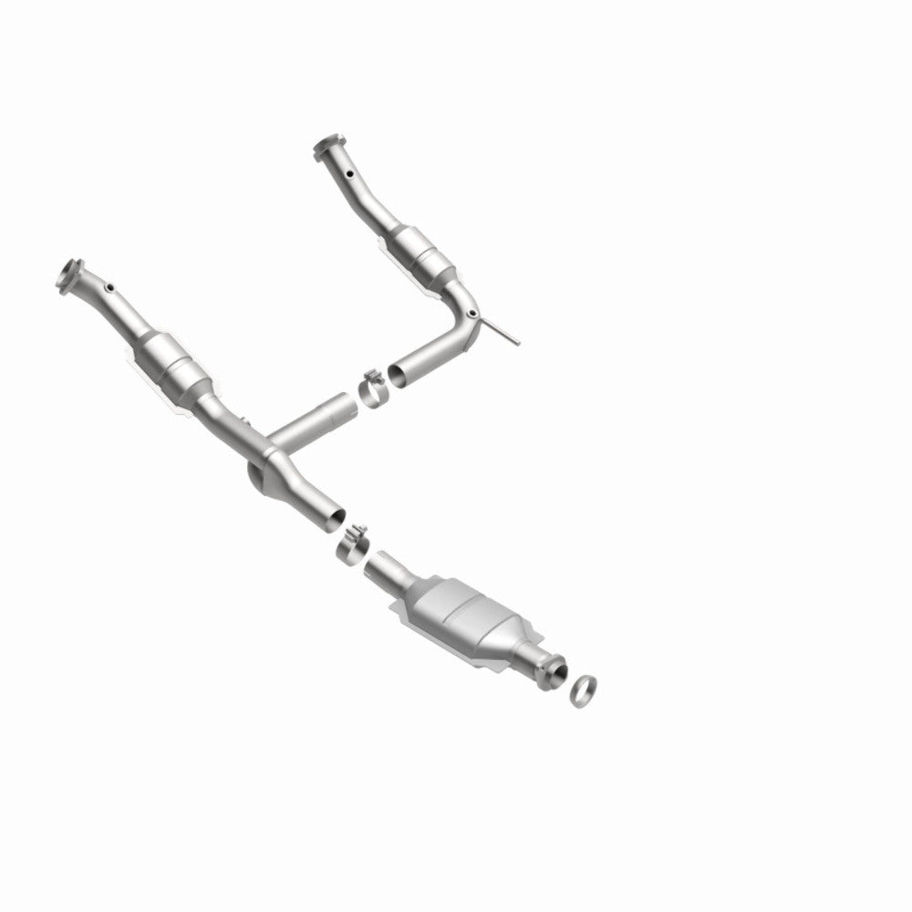MagnaFlow direct-fit catalytic converter fits 2004-2005 Lincoln Aviator and 2004 Mercury Mountaineer and 04 Lincoln Aviator 4.6L stainless steel CARB compliant 458028