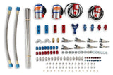 NOS pro race fogger soft plume nozzle professional kit 500 hp stainless steel blue red wet solenoid 04466NOS