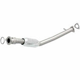 MagnaFlow direct-fit catalytic converter fits 2005-2009 Chevrolet Equinox and 2006-2009 Pontiac Torrent, this and 2005-2006 Equinox 3.4L stainless steel Federal EPA compliant OBDII