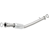 MagnaFlow direct-fit catalytic converter fits 2005-2009 Chevrolet Equinox and 2006-2009 Pontiac Torrent, this and 2005-2006 Equinox 3.4L stainless steel Federal EPA compliant OBDII
