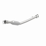 MagnaFlow direct-fit catalytic converter fits 2005-2009 Chevrolet Equinox and 2006-2009 Pontiac Torrent, this and 2005-2006 Equinox 3.4L stainless steel Federal EPA compliant OBDII