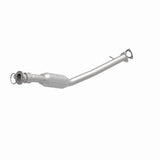 MagnaFlow direct-fit catalytic converter fits 2005-2009 Chevrolet Equinox and 2006-2009 Pontiac Torrent, this and 2005-2006 Equinox 3.4L stainless steel Federal EPA compliant OBDII