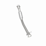MagnaFlow direct-fit catalytic converter fits 2005-2009 Chevrolet Equinox and 2006-2009 Pontiac Torrent, this and 2005-2006 Equinox 3.4L stainless steel CARB compliant OBDII 49220