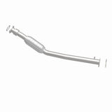 MagnaFlow direct-fit catalytic converter fits 2005-2009 Chevrolet Equinox and 2006-2009 Pontiac Torrent, this and 2005-2006 Equinox 3.4L stainless steel CARB compliant OBDII 49220