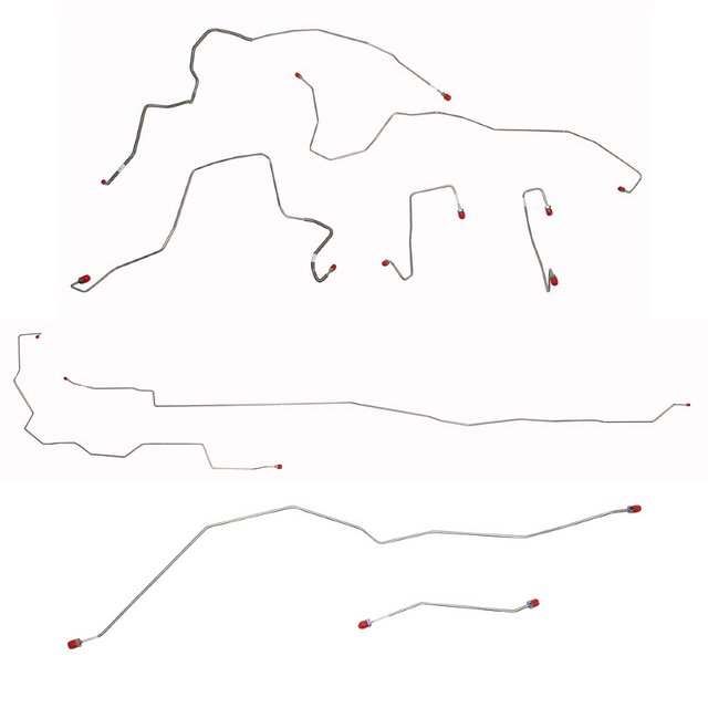 Complete Brake Line Kit for 2005-2006 05-06 Ford F-250 SD ABS 4WD long bed steel