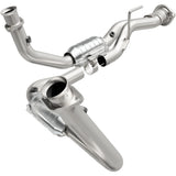 MagnaFlow direct-fit catalytic converter for 2005-2006 Jeep Cherokee 3.7 inch inlet/outlet stainless steel CARB compliant 49687