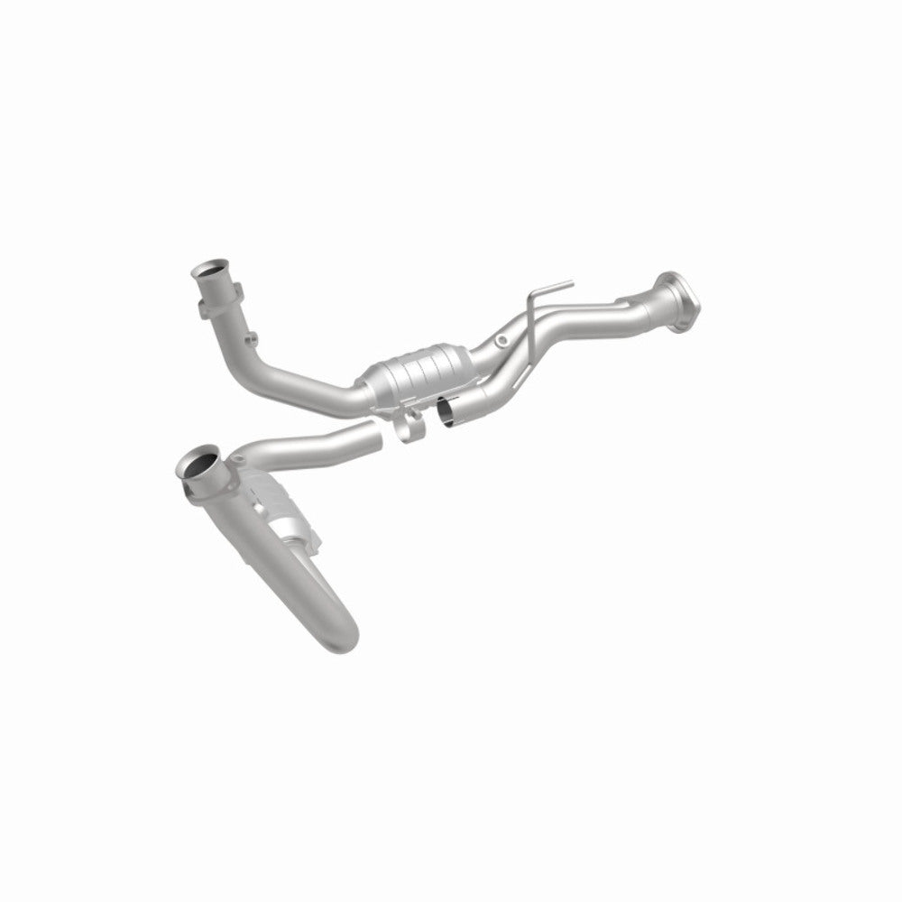 MagnaFlow direct-fit catalytic converter for 2005-2006 Jeep Cherokee 3.7 inch inlet/outlet stainless steel CARB compliant 49687