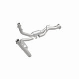 MagnaFlow direct-fit catalytic converter for 2005-2006 Jeep Cherokee 3.7 inch inlet/outlet stainless steel CARB compliant 49687